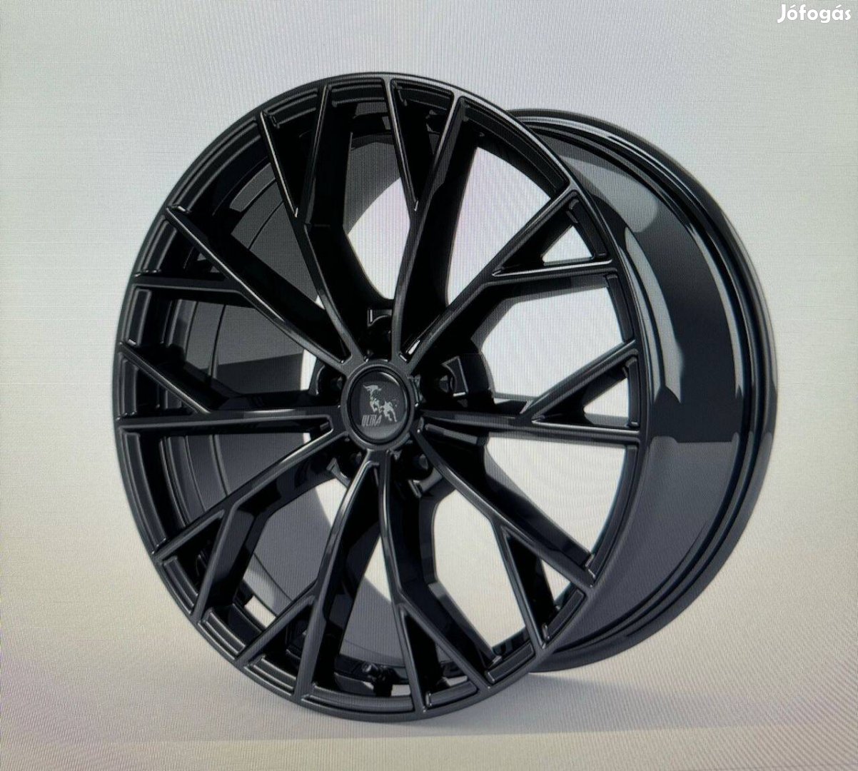 Ultra Wheels 8,5x19 ET45 új garnitúra lakk fekete színben eladó!