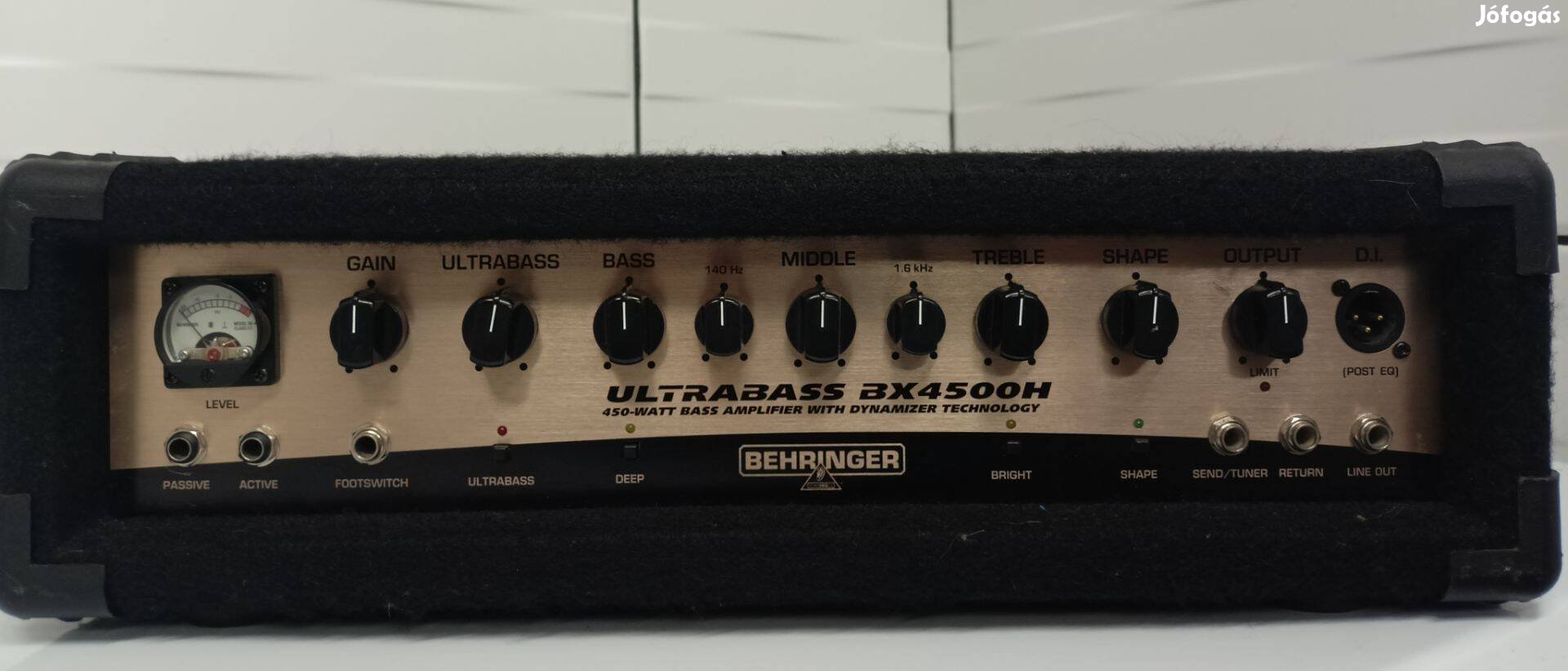 Ultrabass Bheringer ax 4500 H, gitar erosito fej, 450 Watt