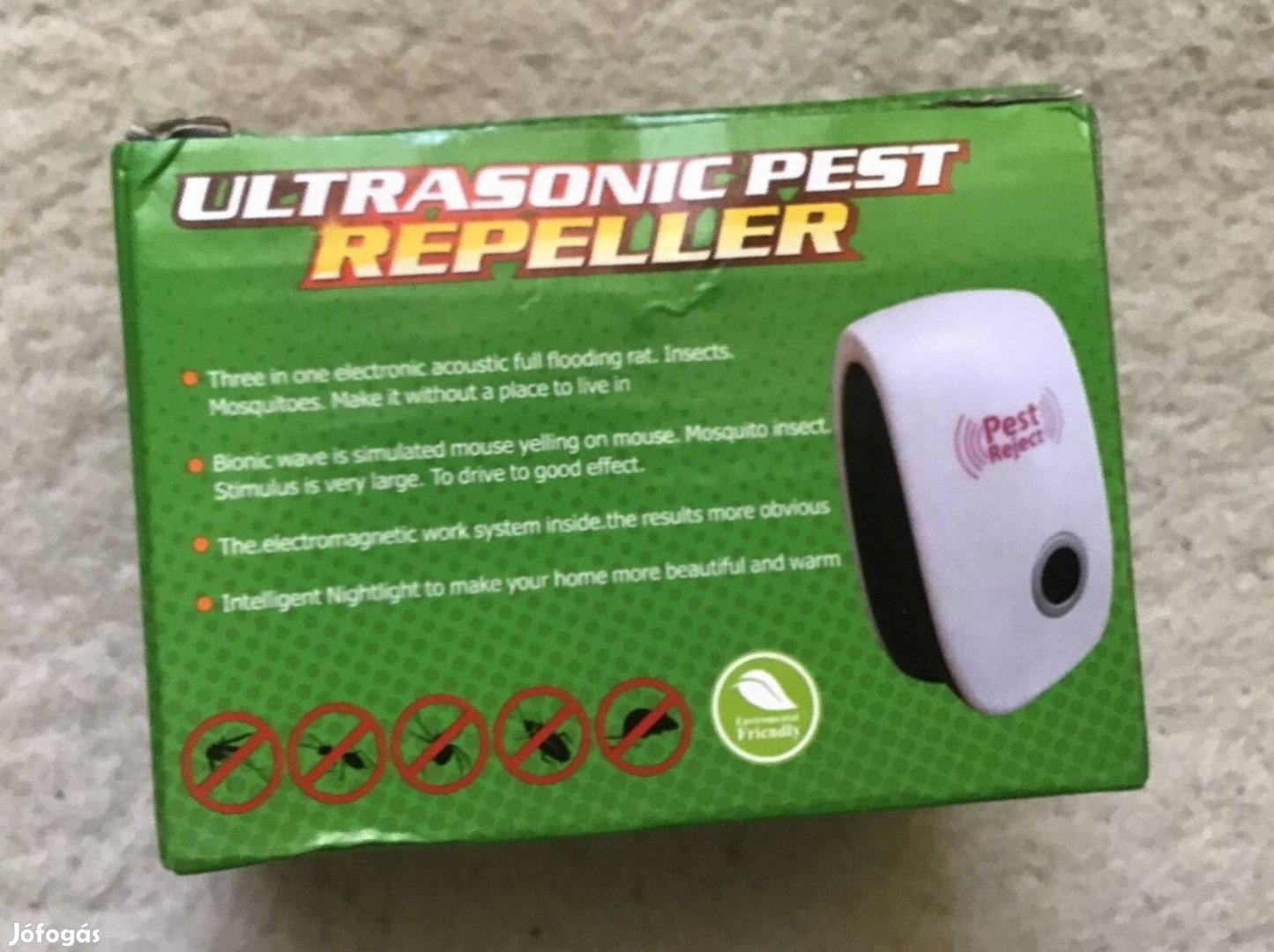 Ultrahangos kártevőirtó bogarak, legyek, szúnyogok,