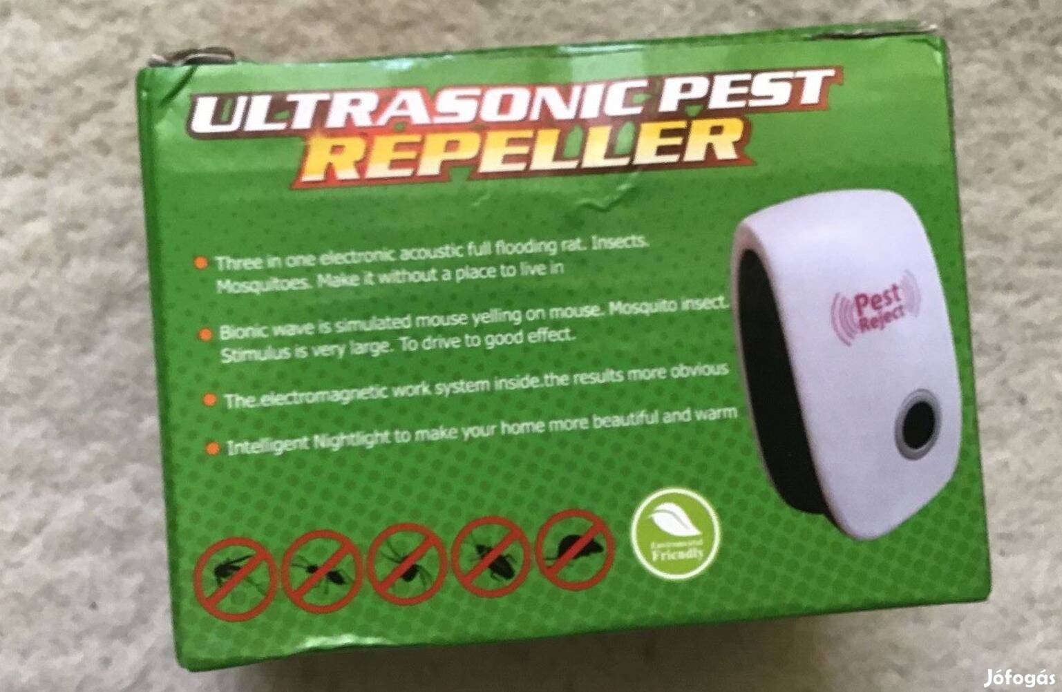 Ultrahangos kártevőirtó bogarak, legyek, szúnyogok,