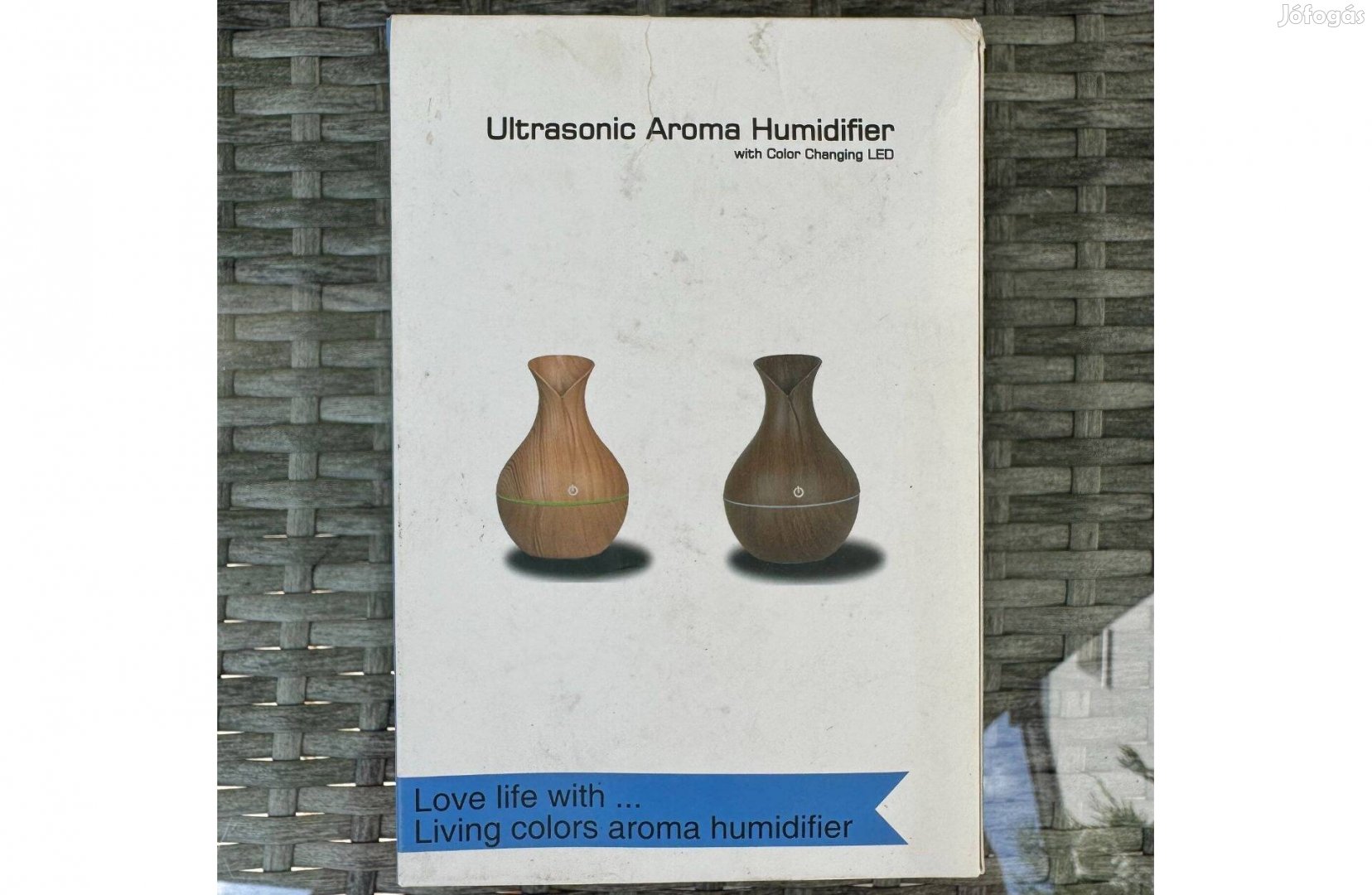 Ultrasonic Aroma Humidifier Aromaterápiás párásító és Diffúzor 130 ml