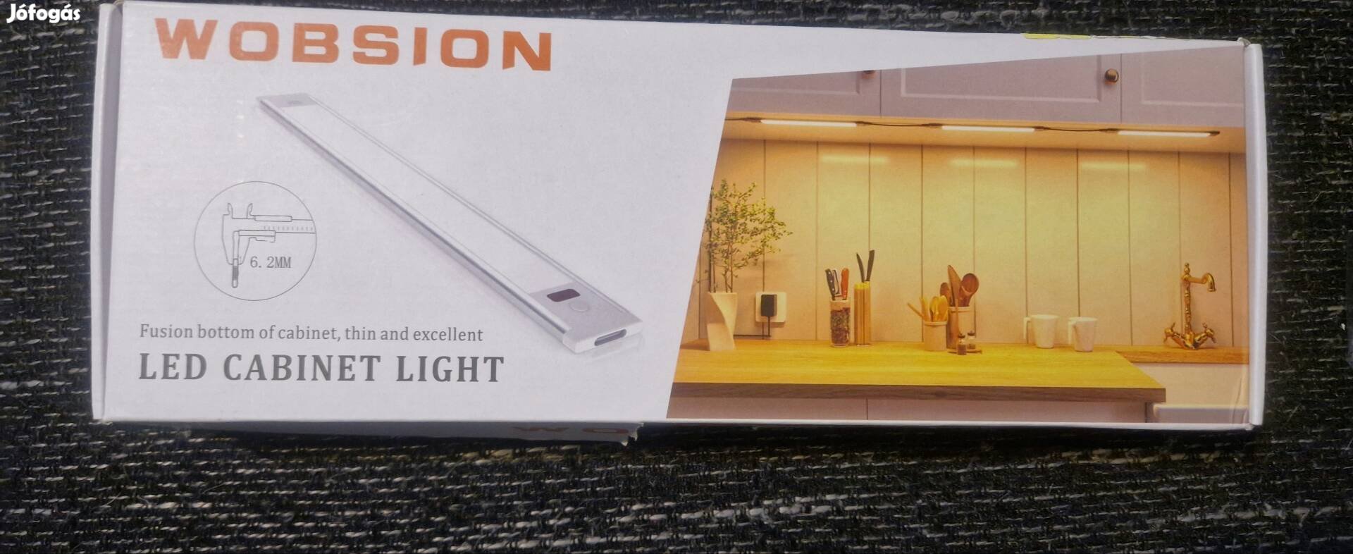 Ultravékony LED-es fénycsík konyha,gardróbszekrényhez, vitrinhez