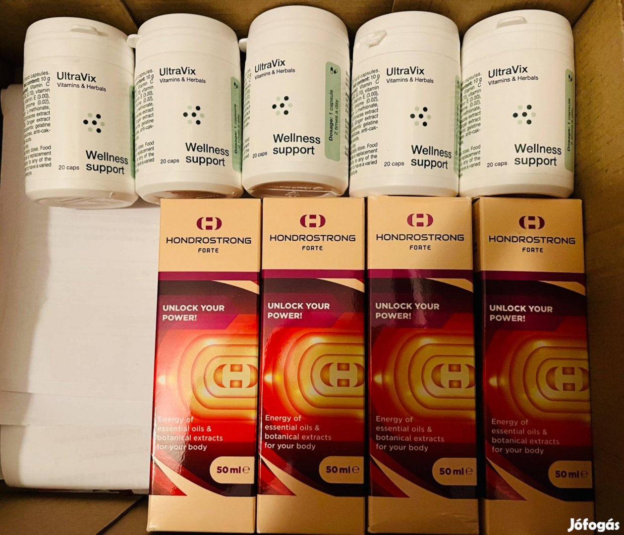 Ultravix kapszula és Hondrostrong krém csomag ízületi fájdalmakra
