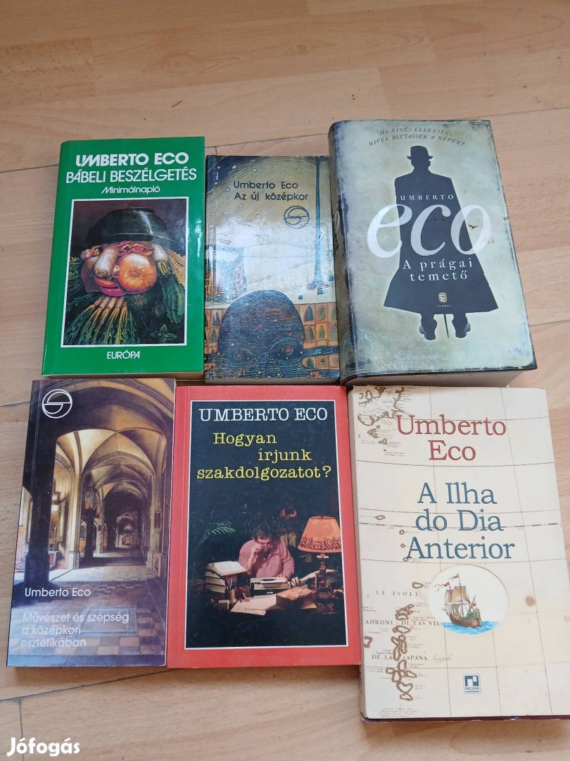 Umberto Eco könyvcsomag - 6 darab