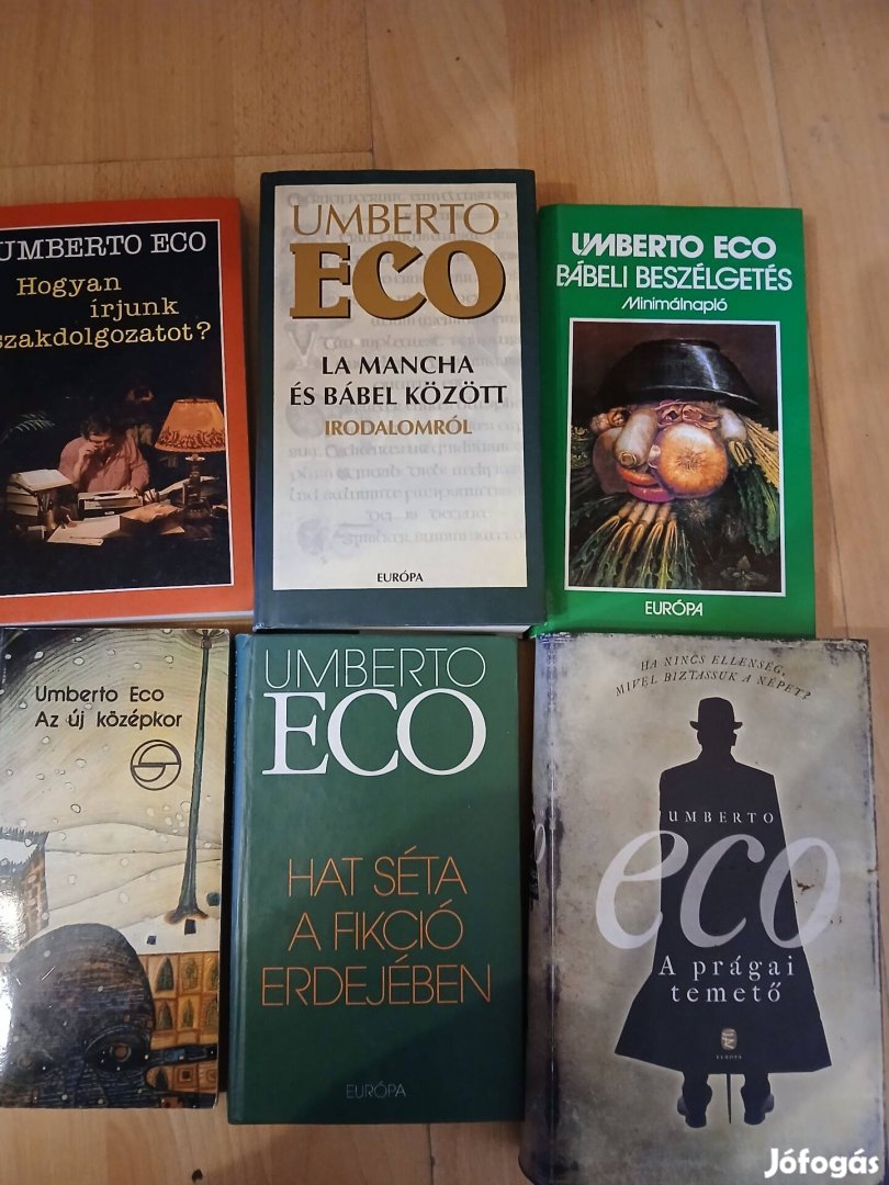 Umberto Eco könyvcsomag - 8 darab