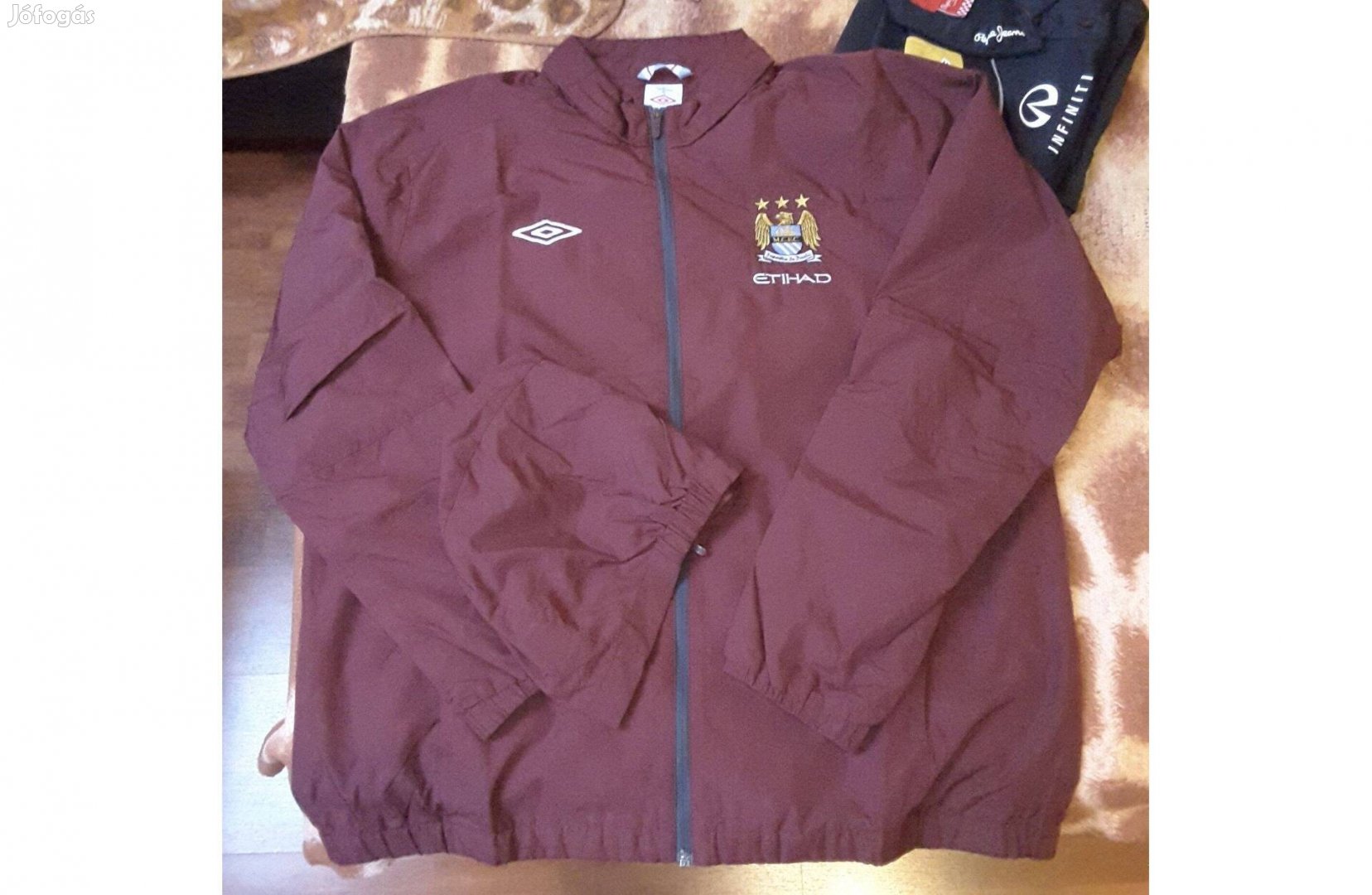Umbro Manchester City kapucnis kabát esőkabát Újszerű