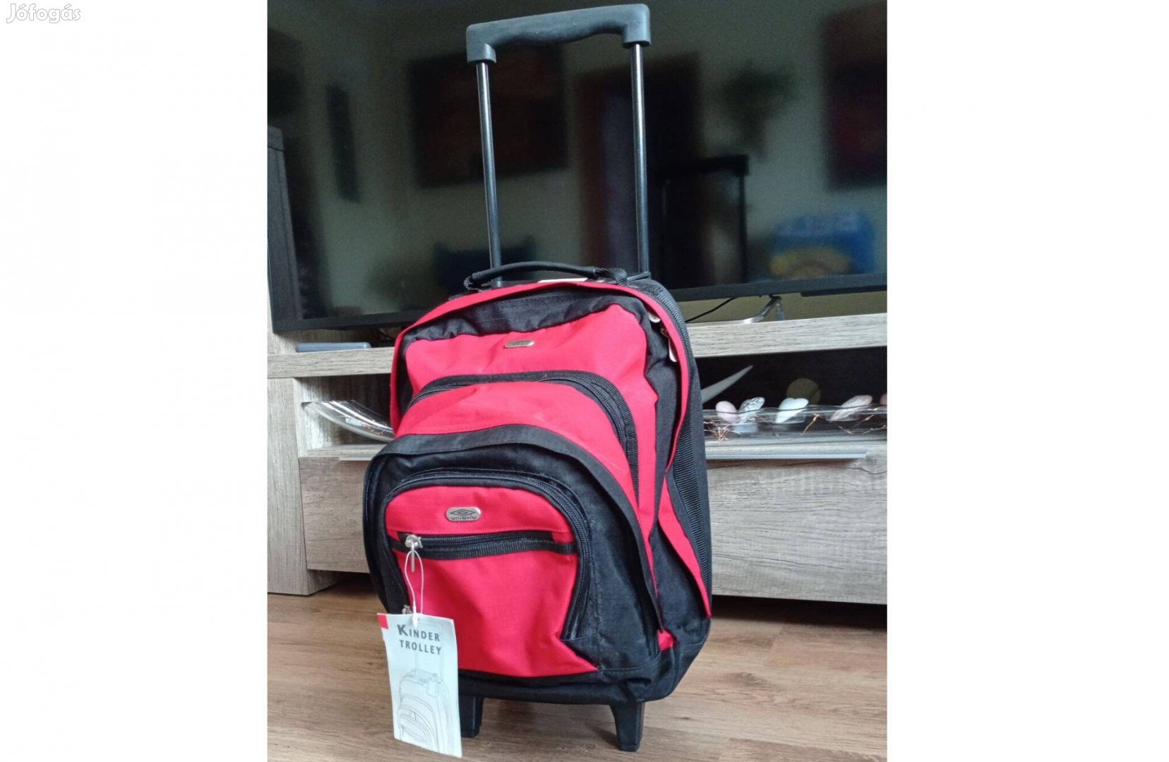 Umbro gyerek gurulós bőrönd - hátizsák új