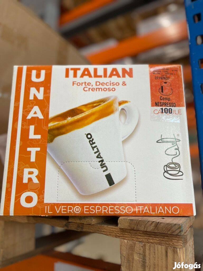 Unaltro Italian Nespresso kompatibilis kávékapszulák 100 db-os