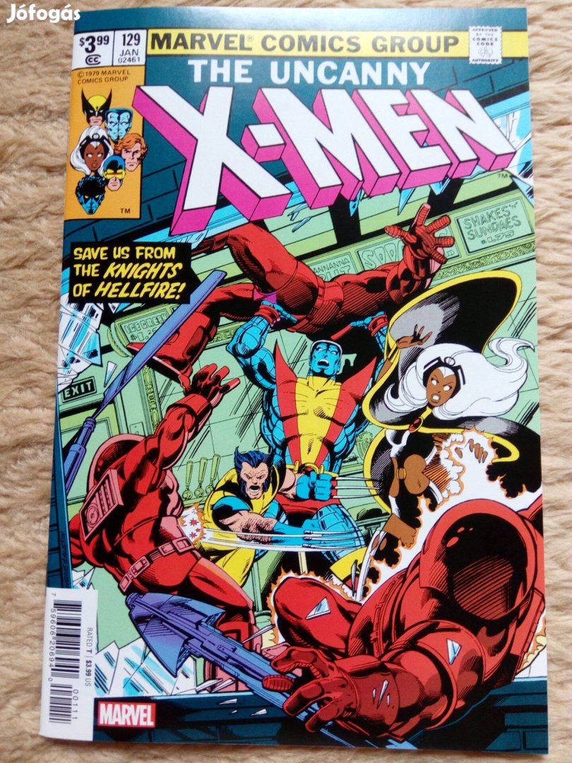 Uncanny X-men Marvel hasonmás képregény 129. száma eladó!