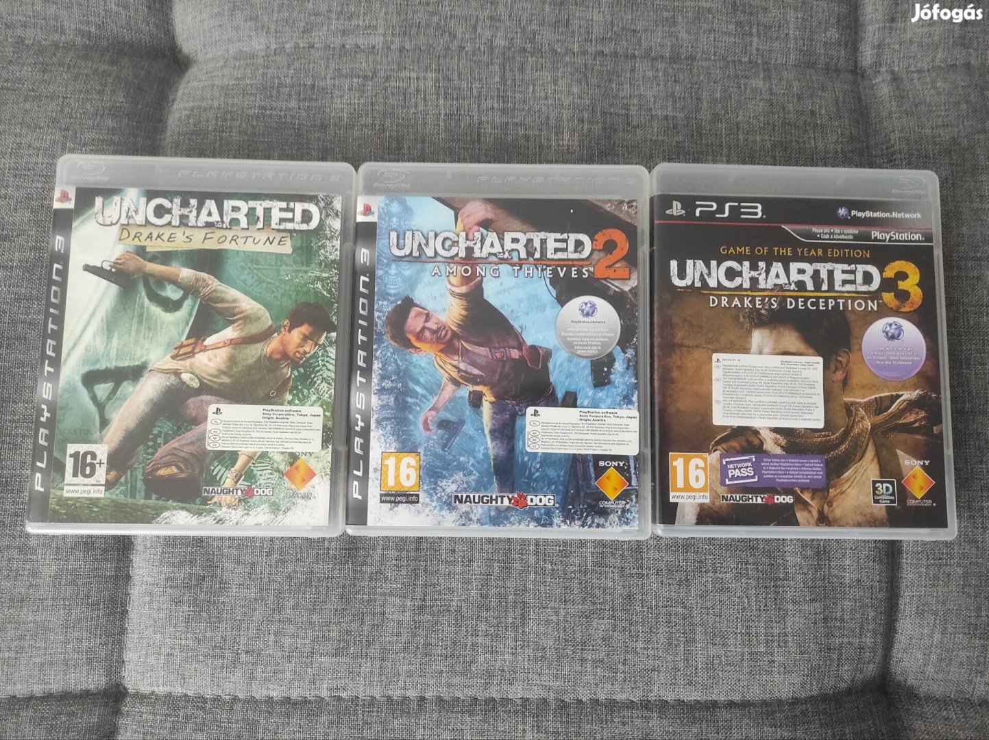 Uncharted 1-2-3 Playstation 3 PS3