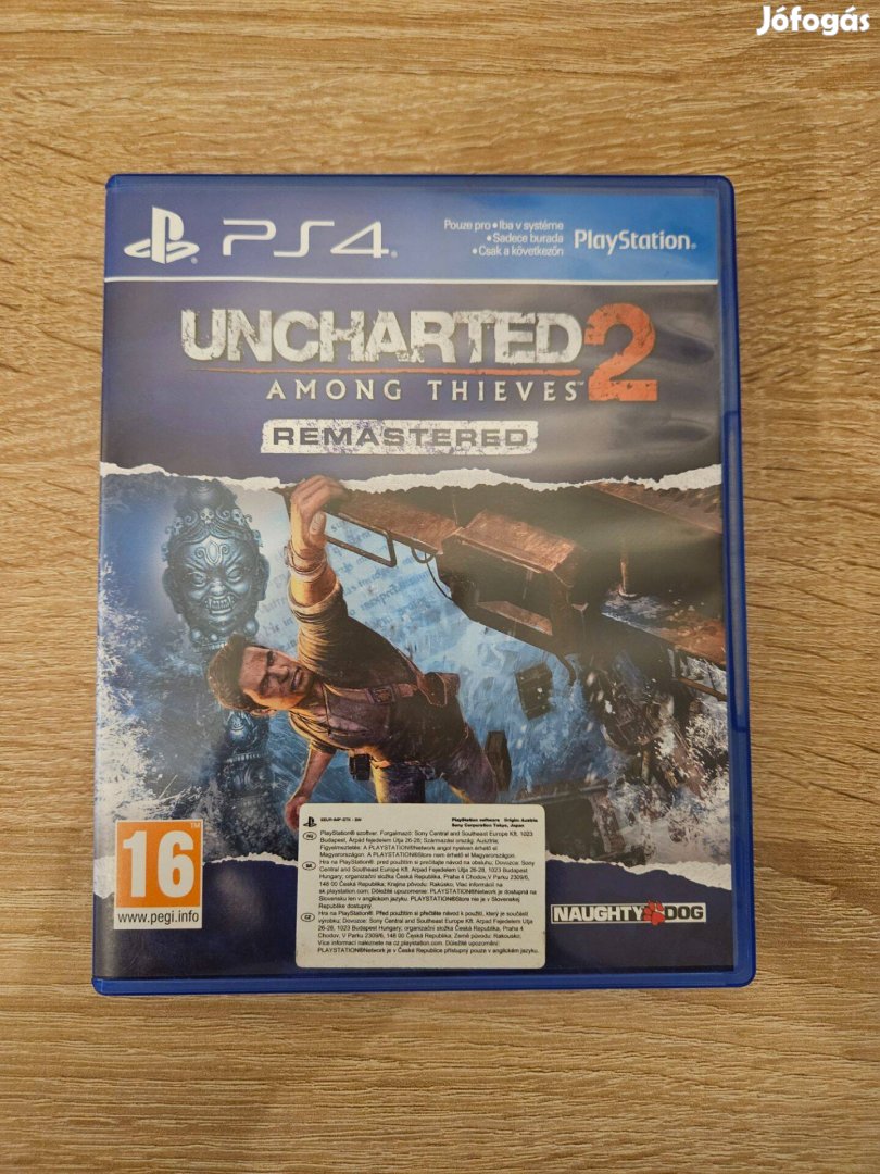 Uncharted 2 Remastered PS4 játék