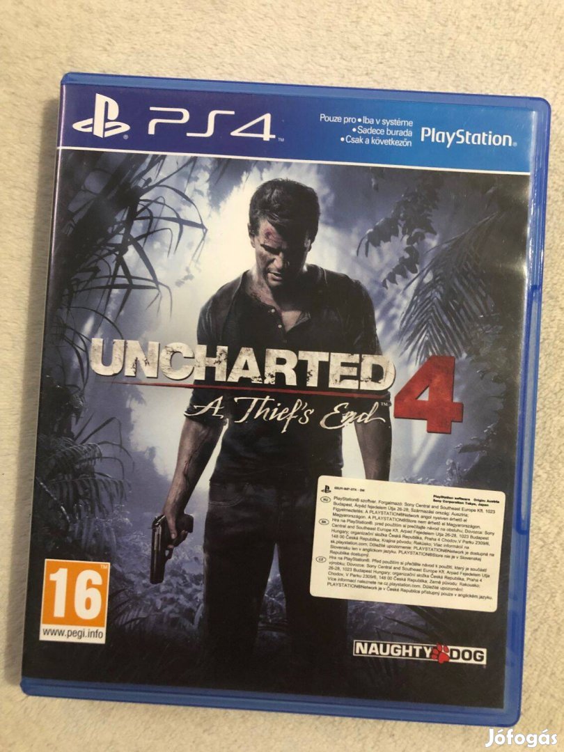 Uncharted 4 A Thief's End Ps4 Playstation 4 játék
