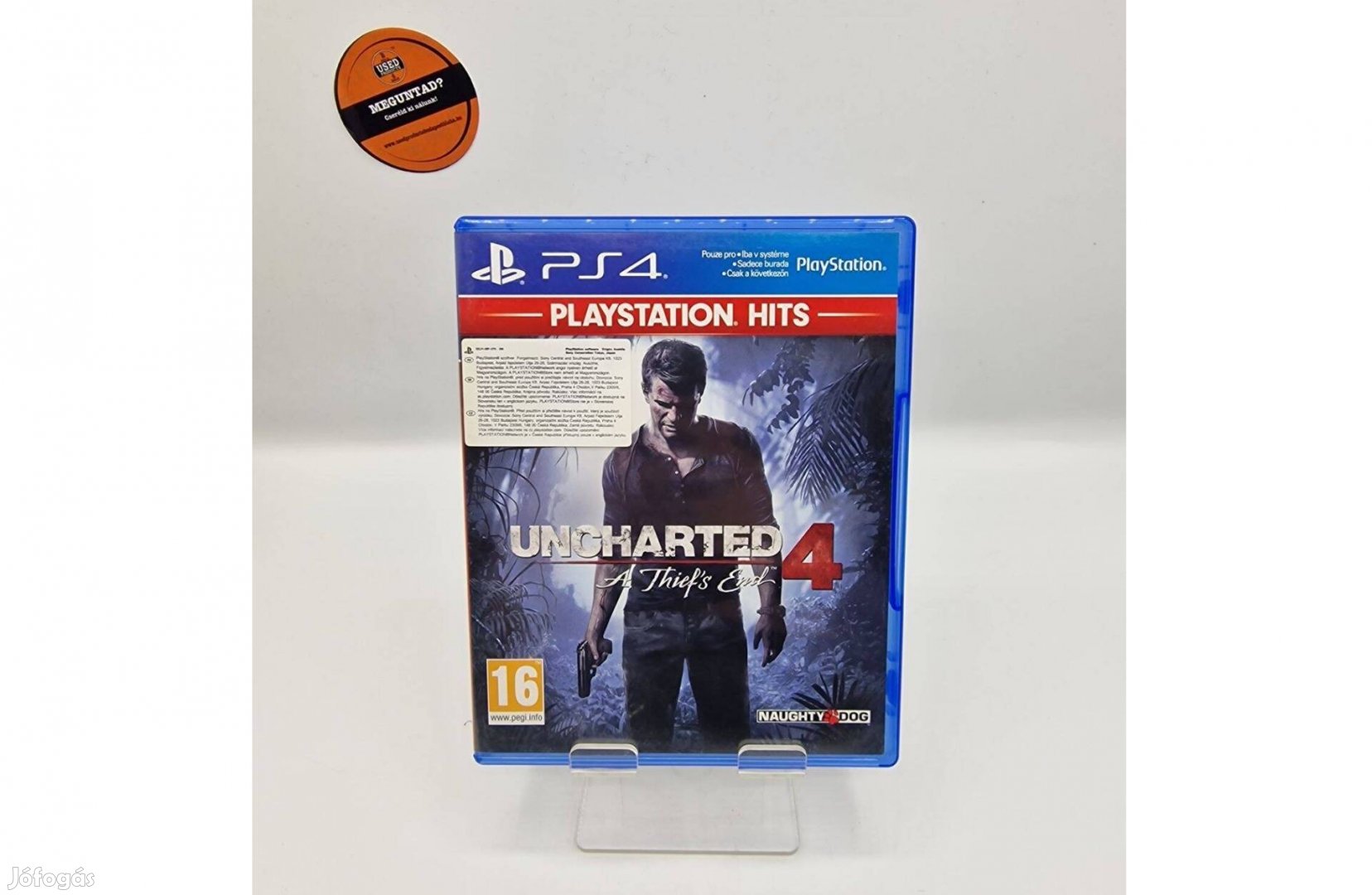 Uncharted 4: A Thief's End - PS4 játék, használt