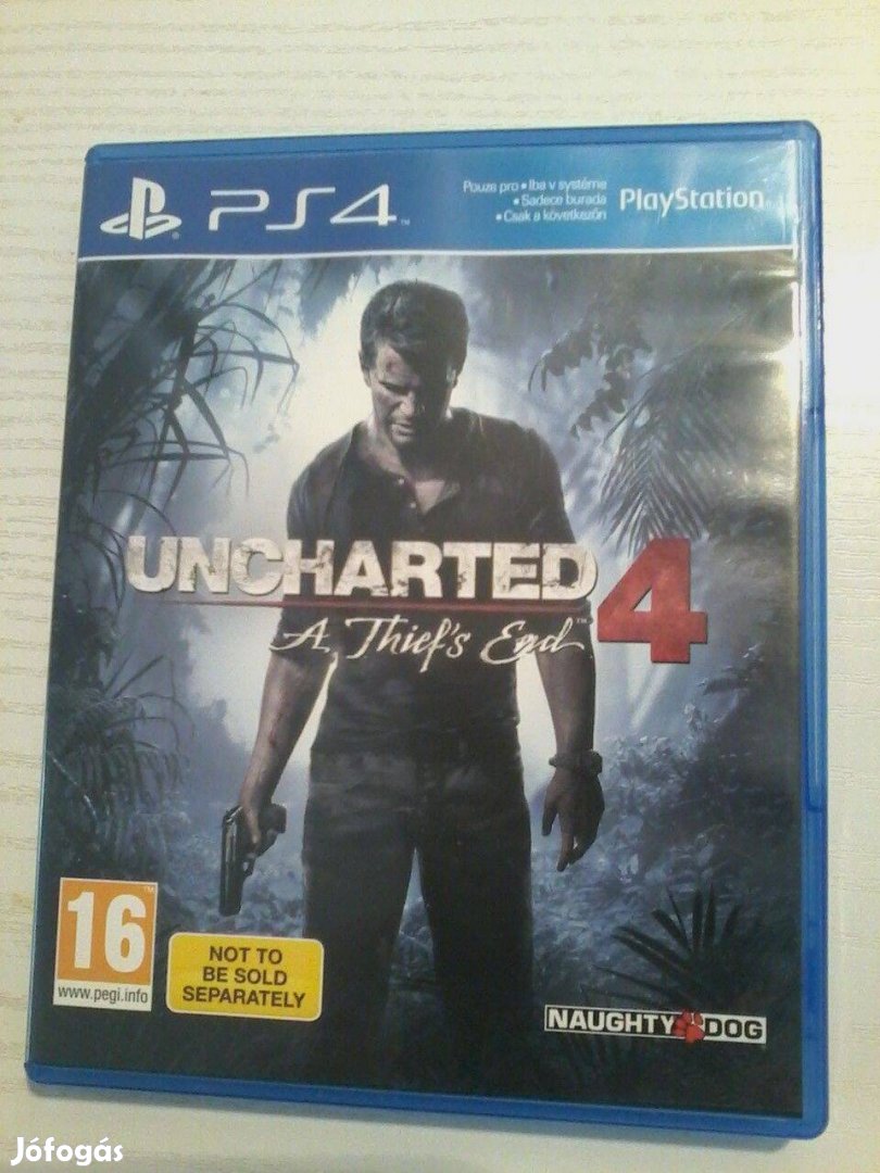 Uncharted 4. PS 4 játék eladó.(nem postázom)