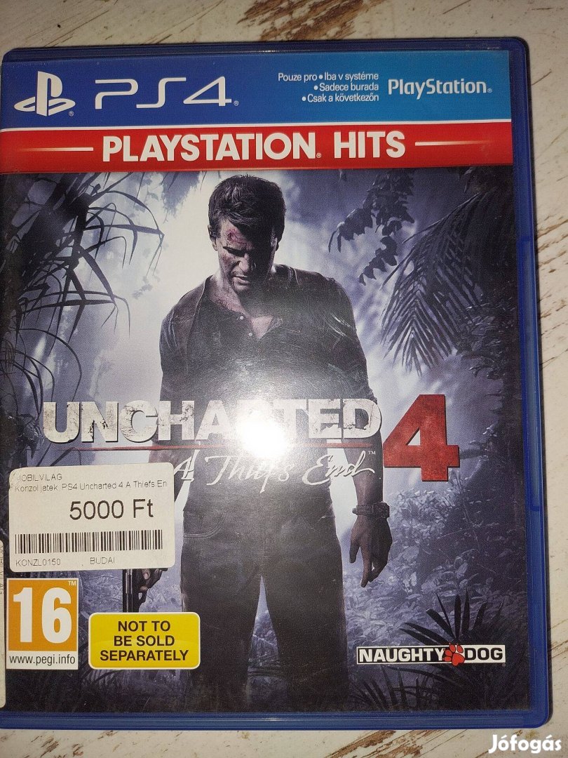 Uncharted 4 jó állapotban