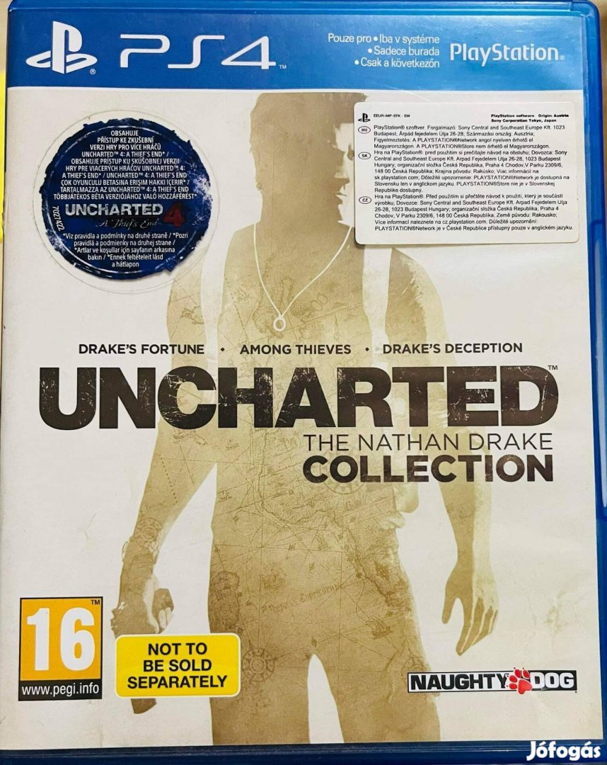 Uncharted CD - PS4 játék