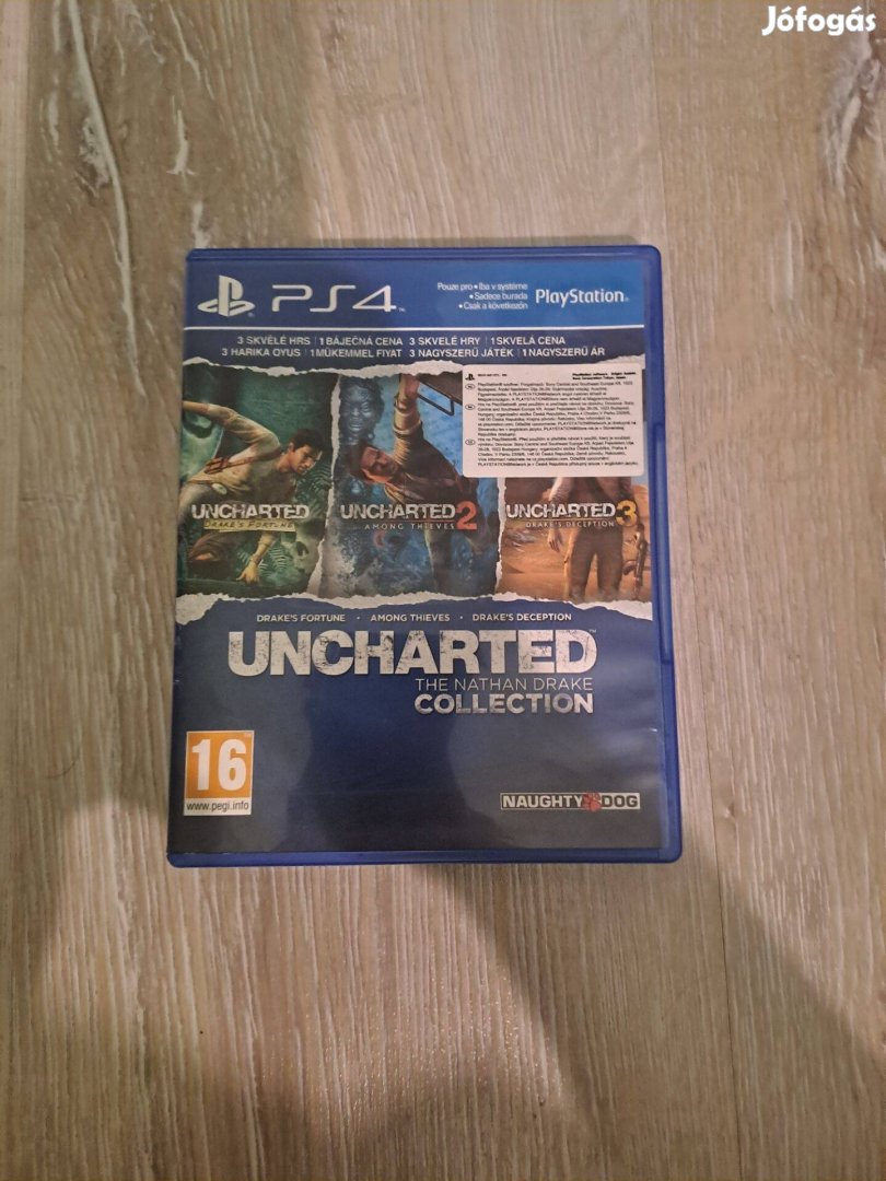 Uncharted The Nathan Drake Collection PS4 játék, újszerű