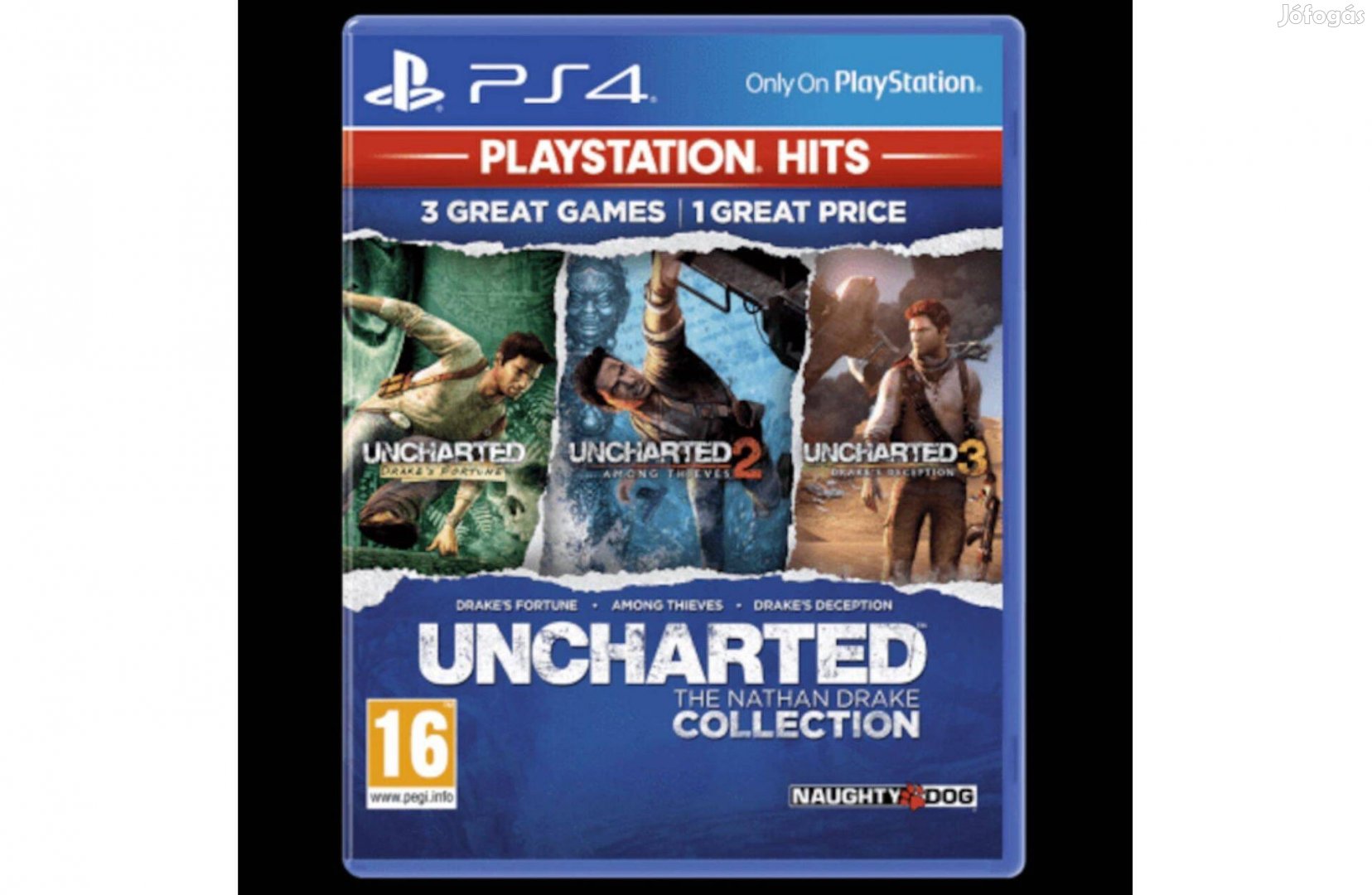 Uncharted The Nathan Drake Collection - PS4 játék, használt