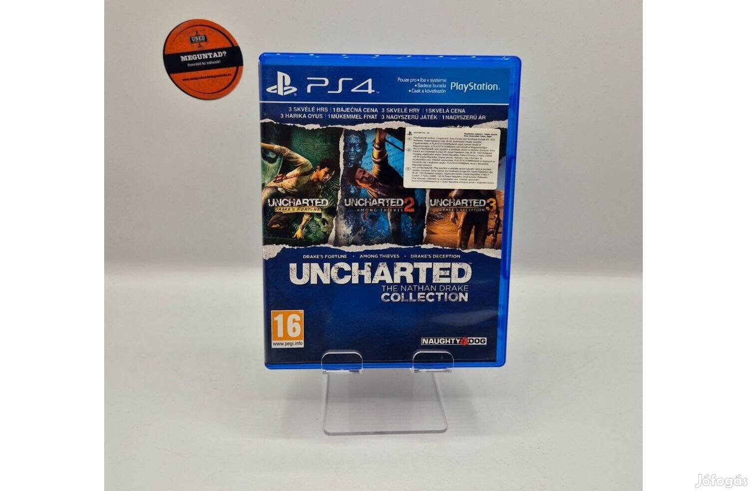 Uncharted The Nathan Drake Collection - PS4 játék, használt