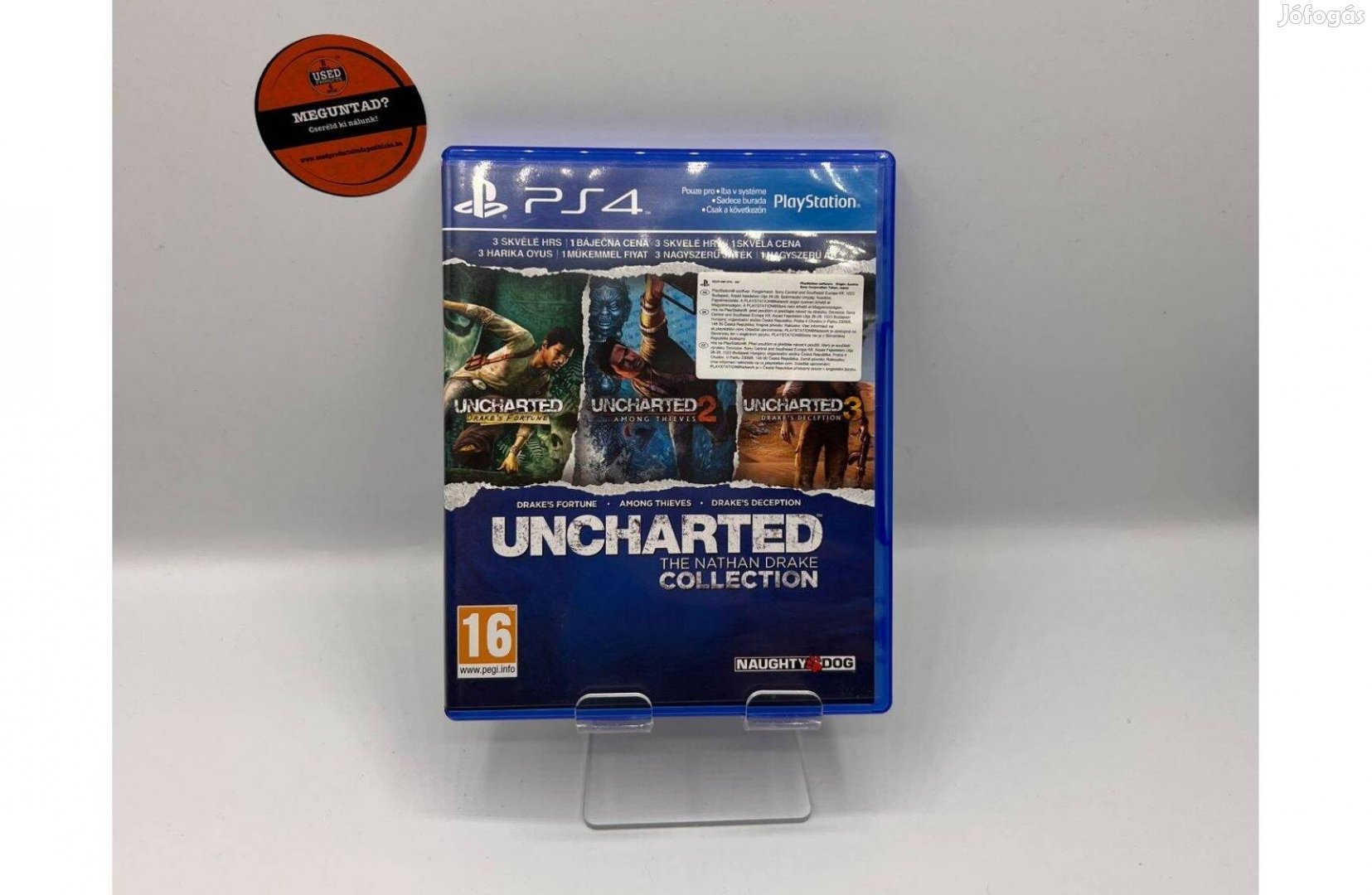 Uncharted the Nathan Drake Collection - PS4 játék, használt