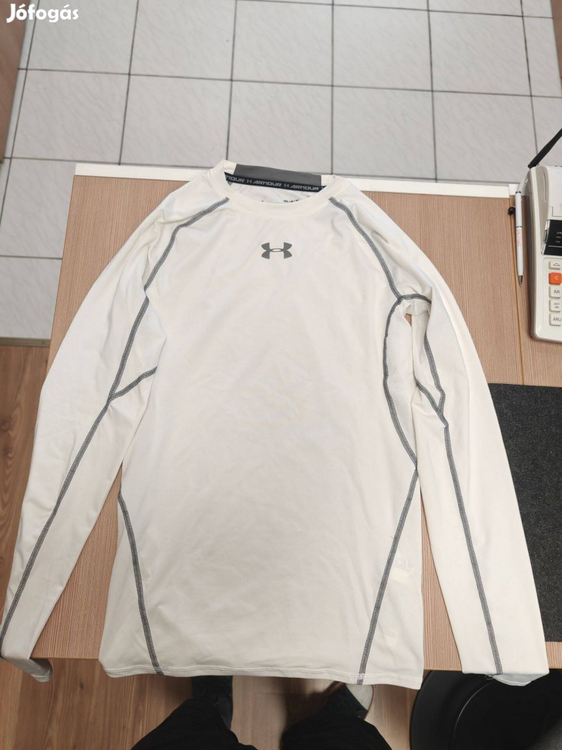 Under Armour Heatgear hosszú ujjú póló (Kompressziós) (M) Fehér