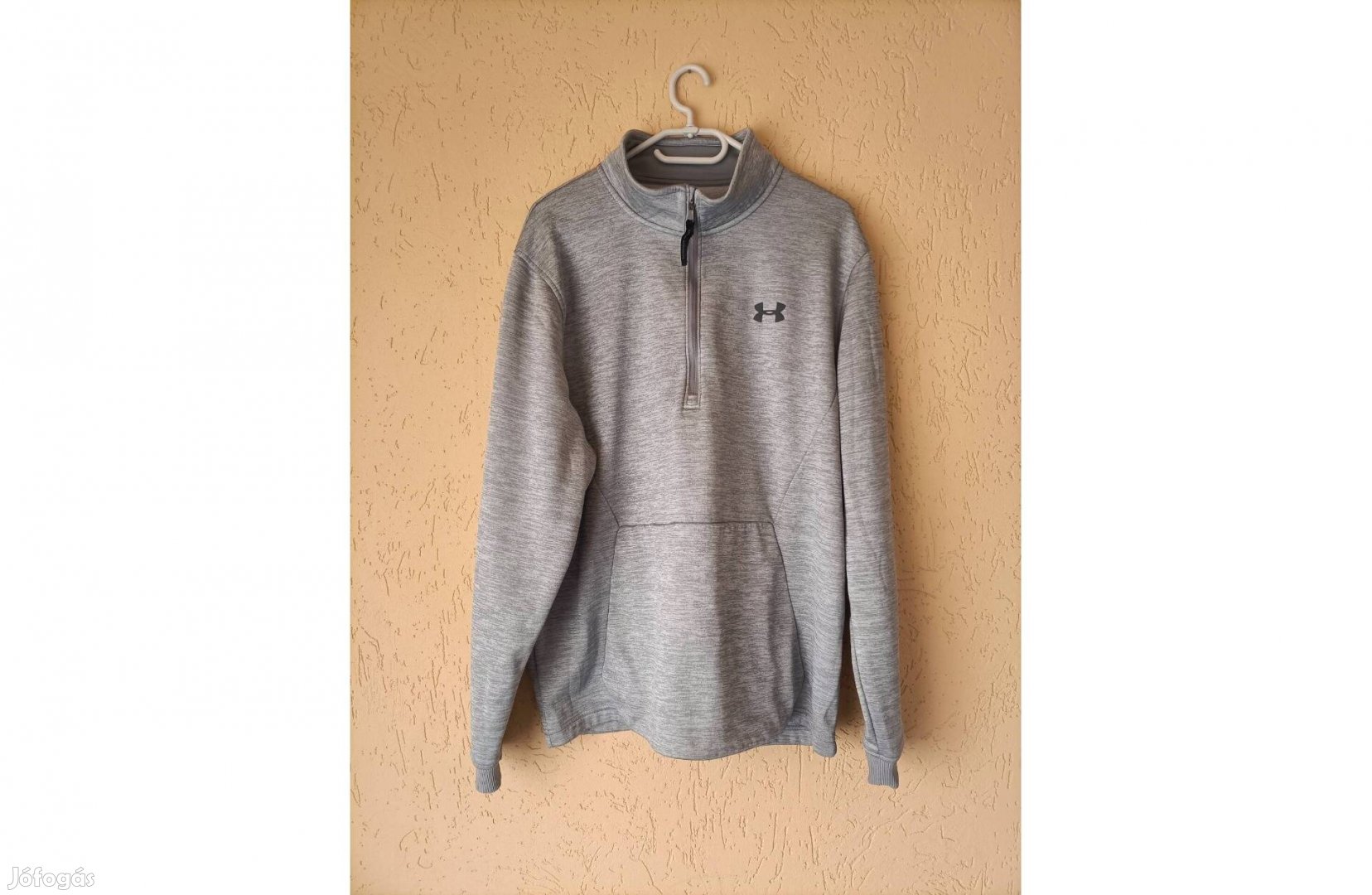 Under Armour, 1/3 ZIP, férfi pulóver. L