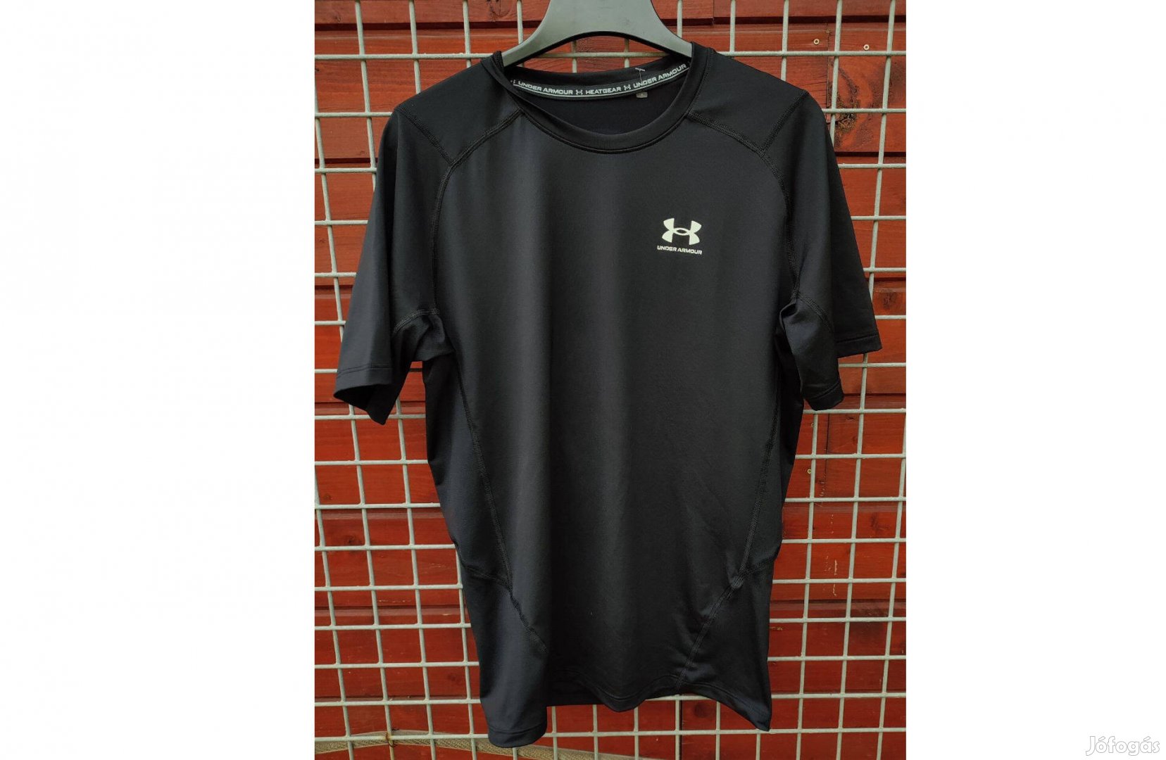 Under Armour eredeti fekete kompressziós anyagú póló (XL)