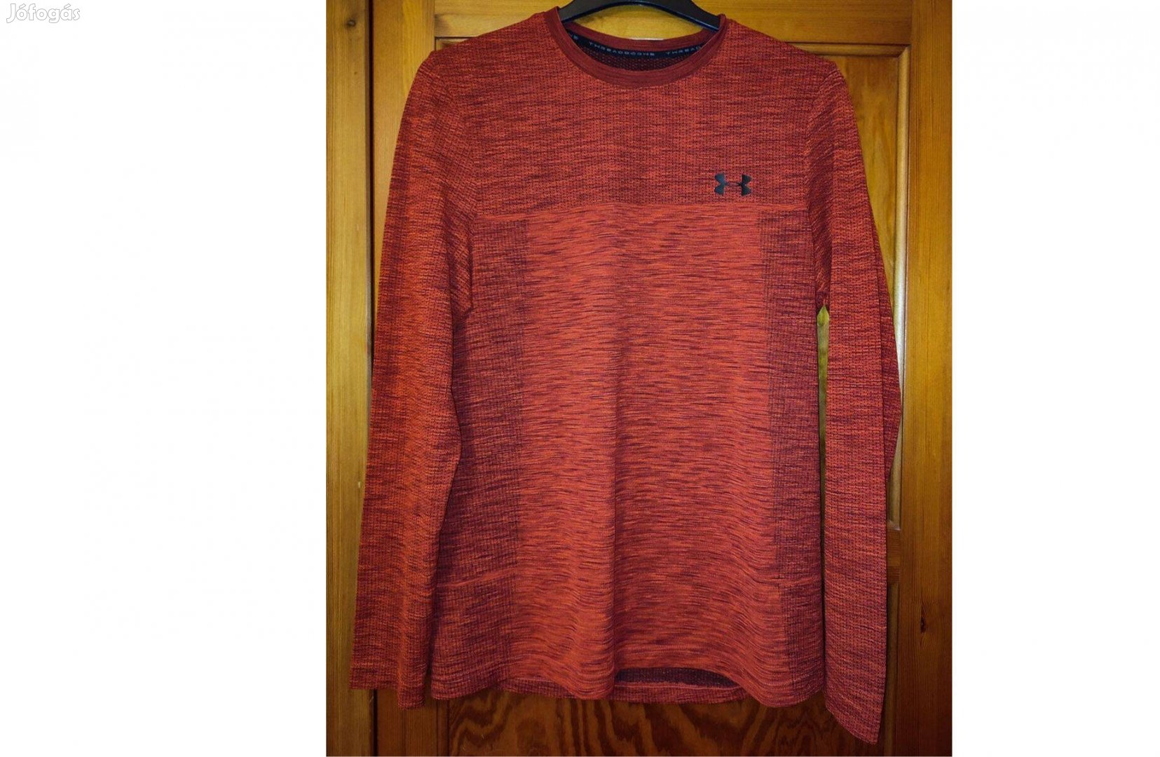 Under Armour eredeti hosszú ujjú M-es bordó felső (88.)