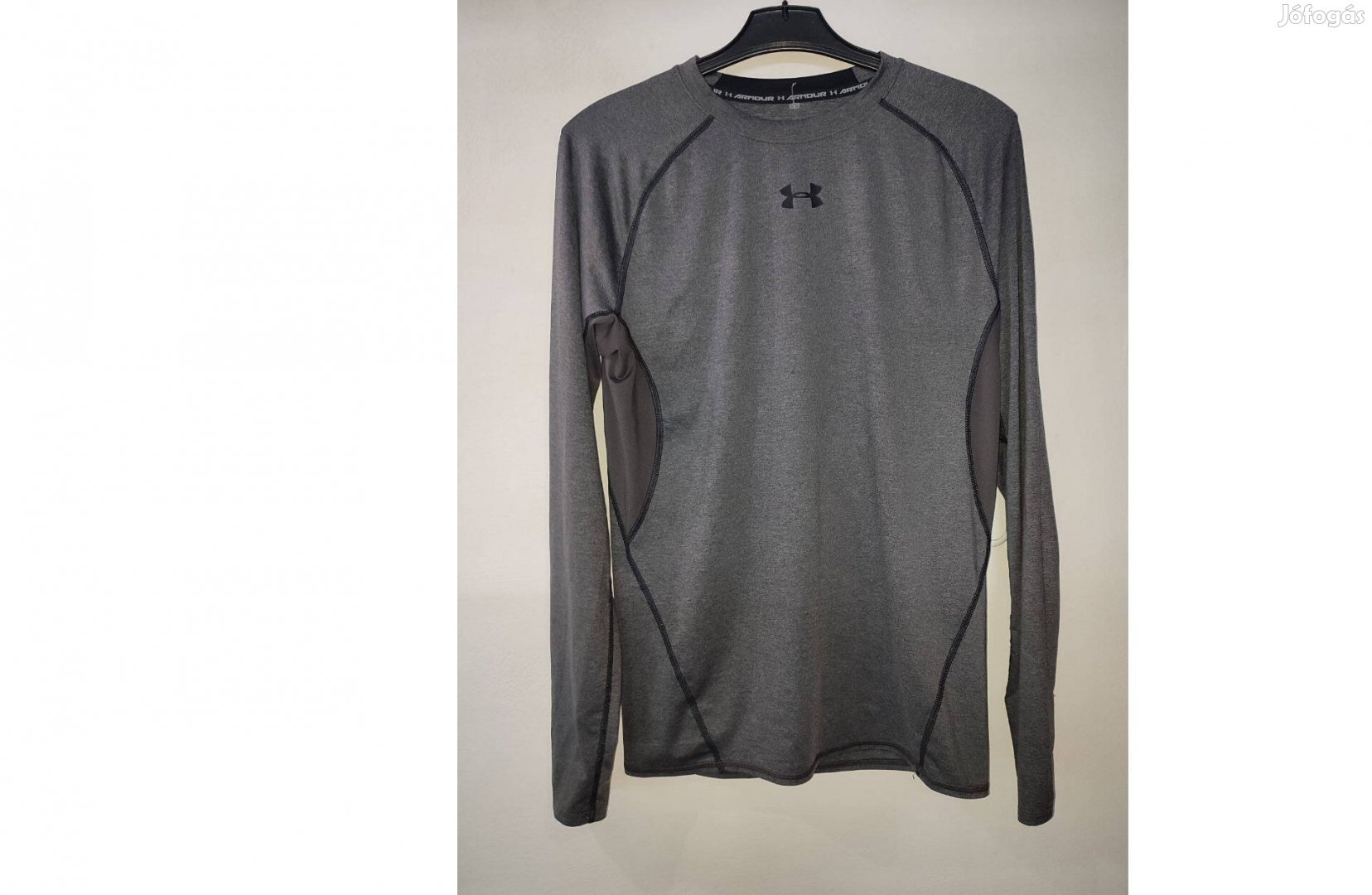 Under Armour eredeti kompressziós szürke hosszú ujjú felső (XL)
