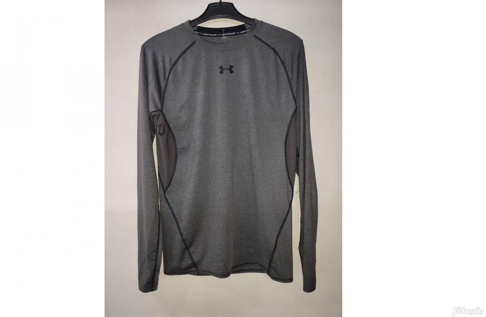 Under Armour eredeti kompressziós szürke hosszú ujjú felső (XL)