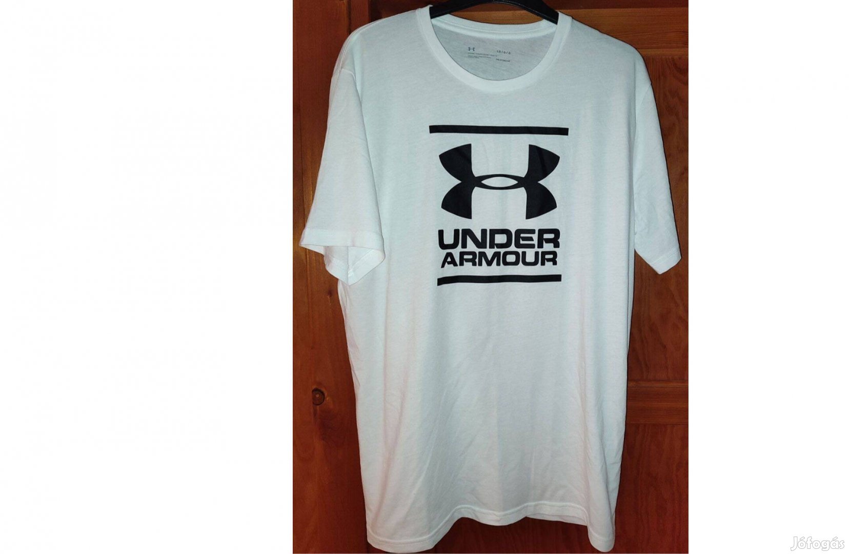 Under Armour fehér feliratos eredeti L-es póló (42.)