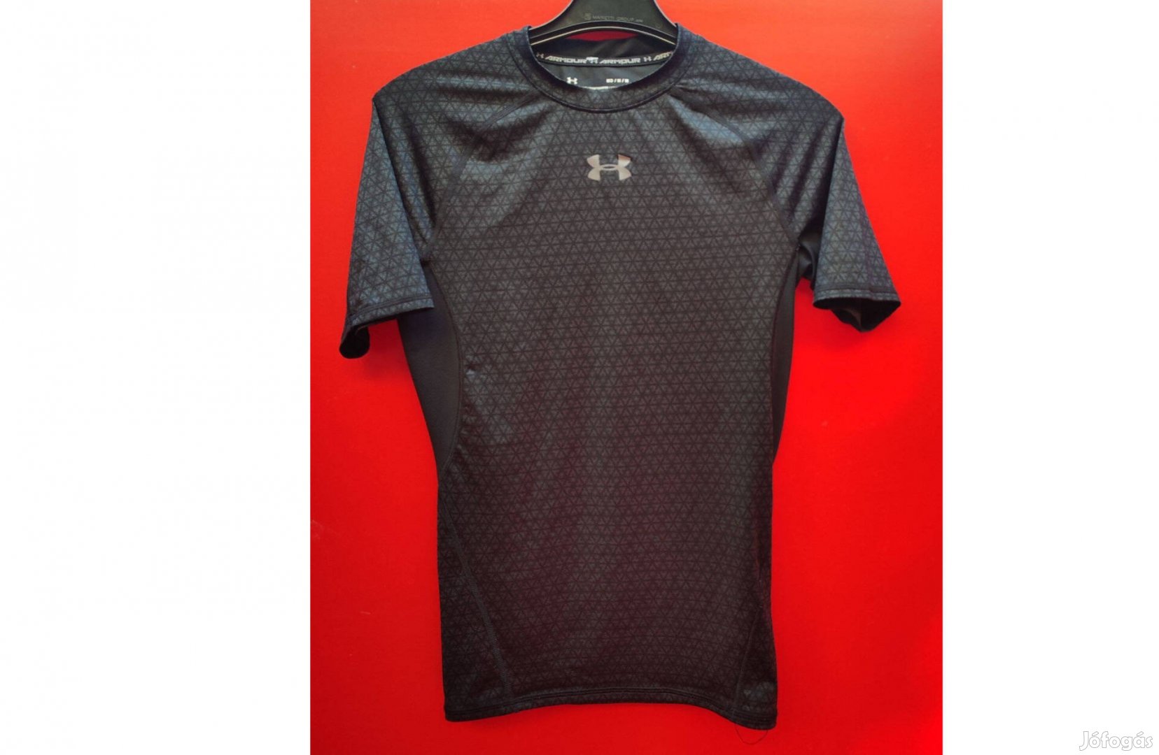 Under Armour kompresszios fekete mintás póló (M)