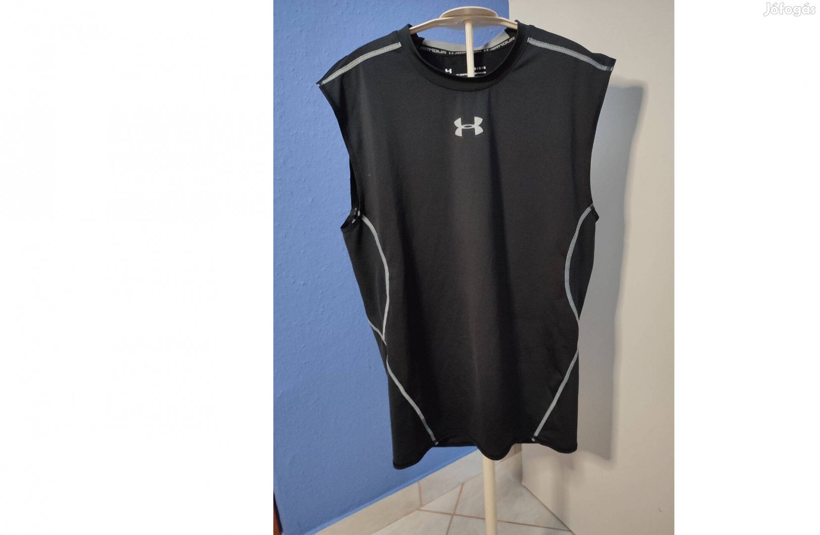 Under Armour kompressziós fekete ujjatlan L-es póló