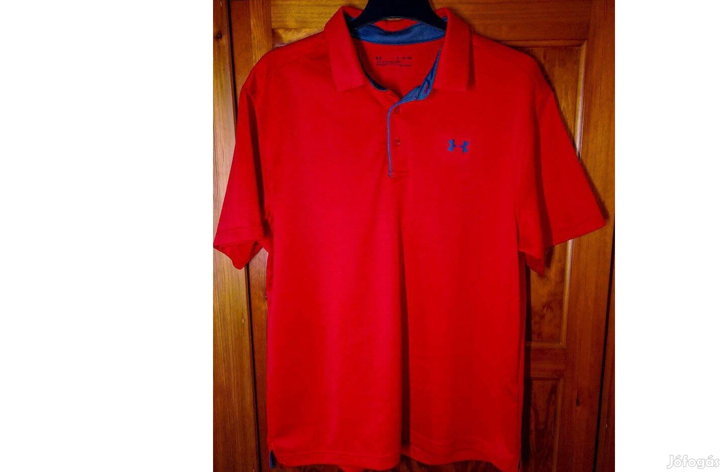 Under Armour piros eredeti galléros XL-es póló (29.)