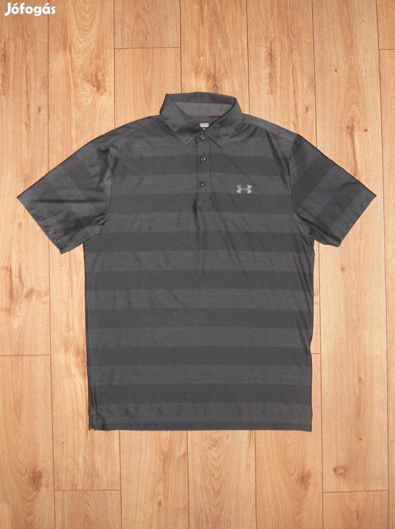 Under Armour szürke galléros póló M-es