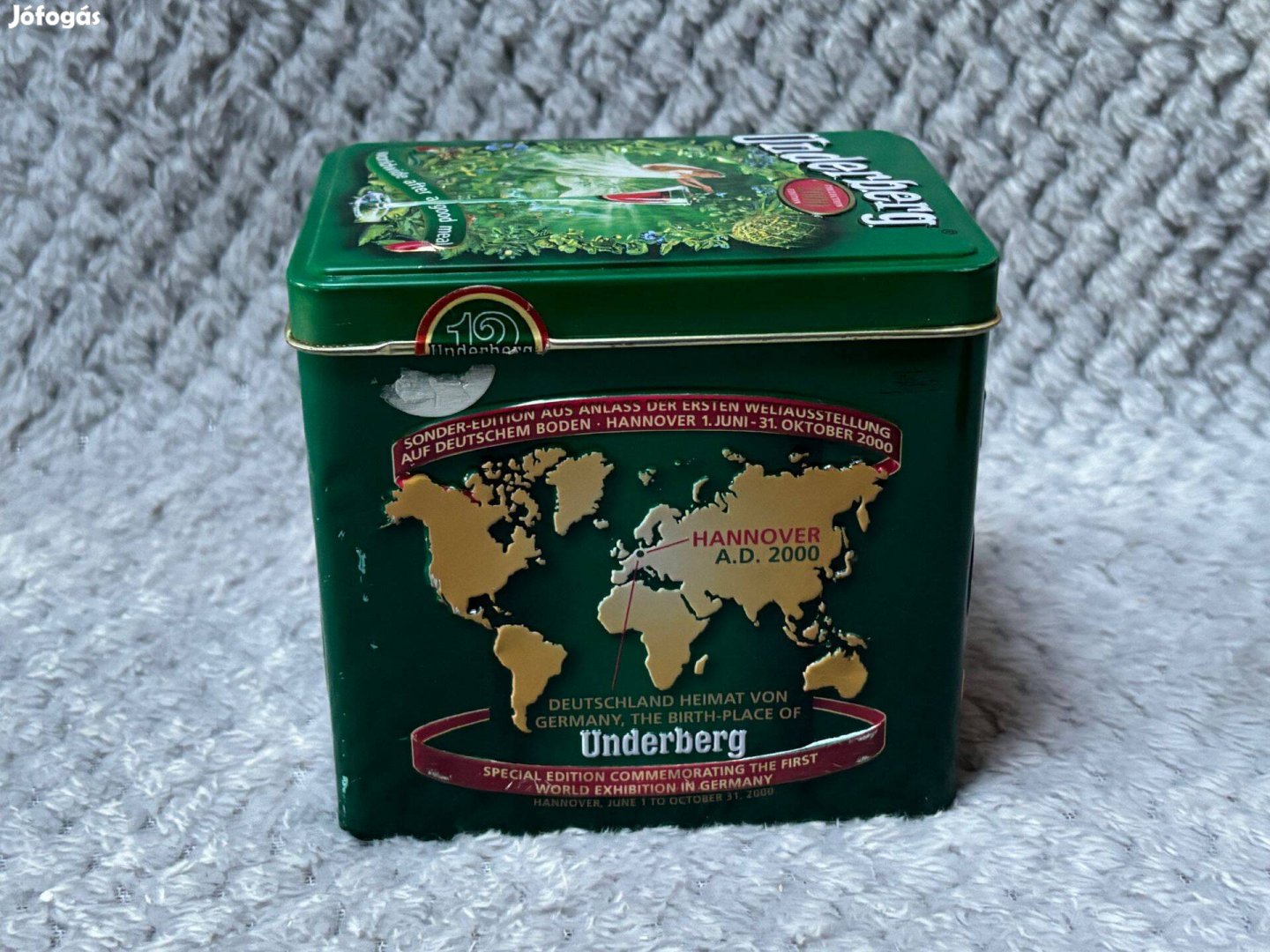 Underberg fémdoboz,díszdoboz