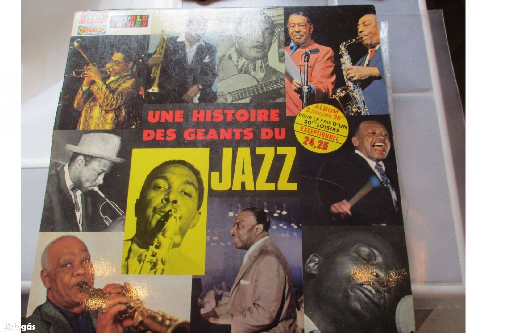 Une histoire des geants du jazz dupla bakelit hanglemez album eladó