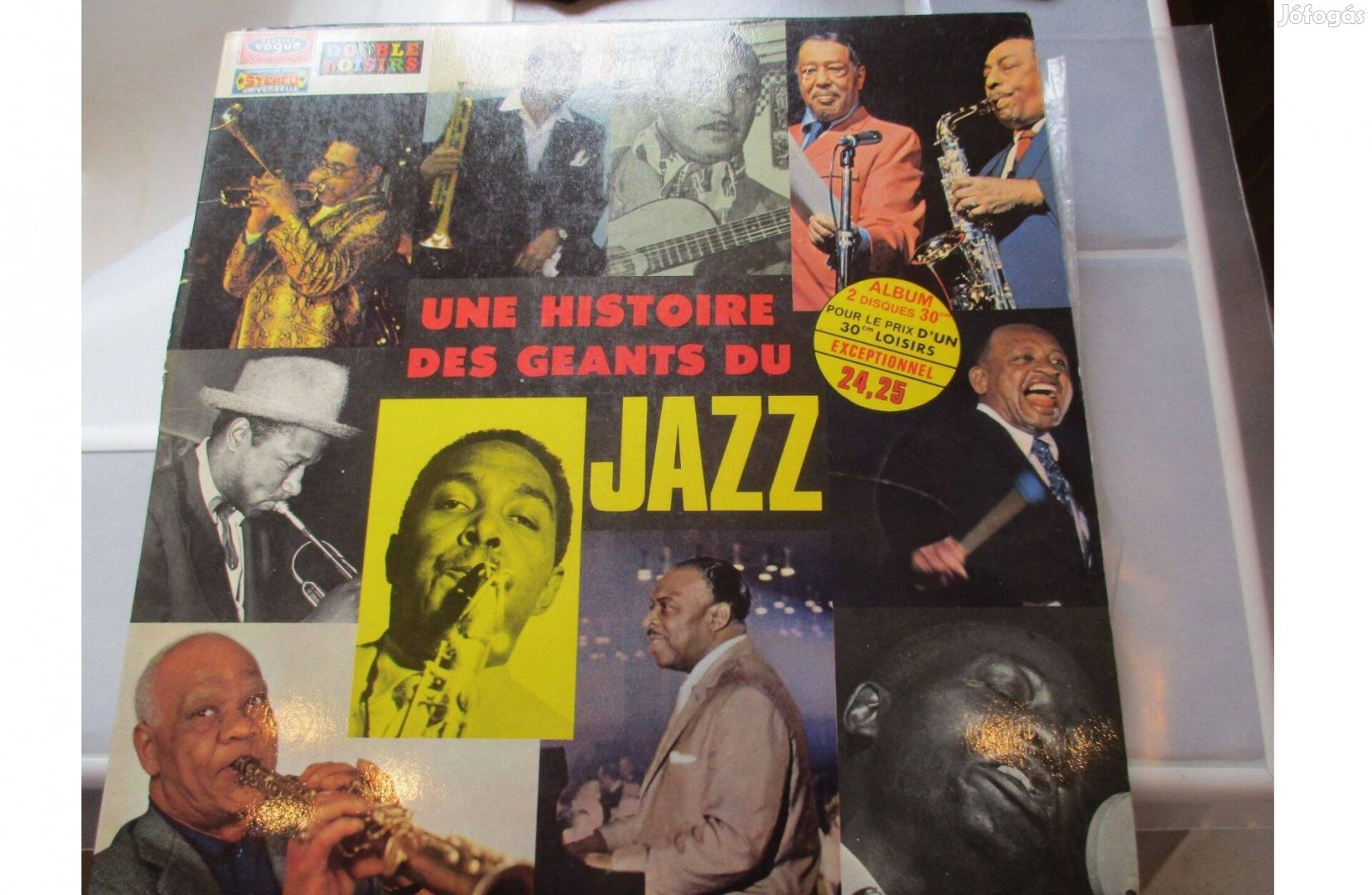 Une histoire des geants du jazz dupla bakelit hanglemez album eladó