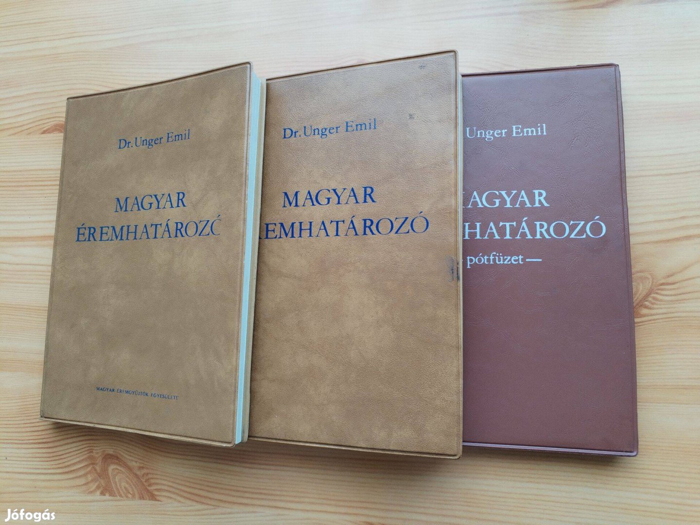 Unger Emil Magyar Éremhatározó I-III. kötett Ritka egyben