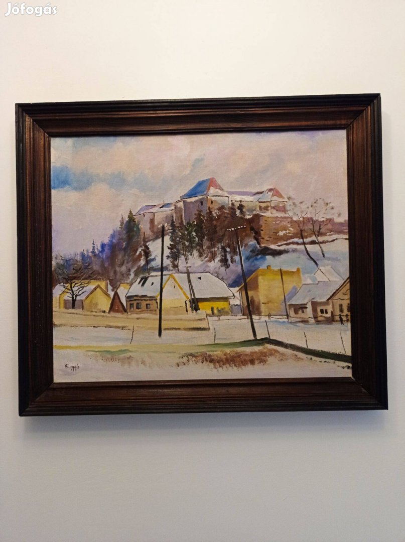 Ungvári vár festmény