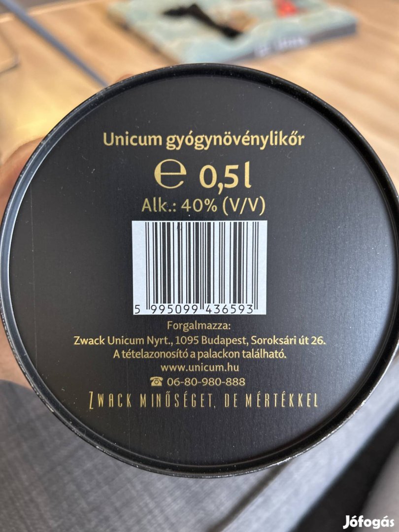 Unicum gyógynövénylikőr 0,5l