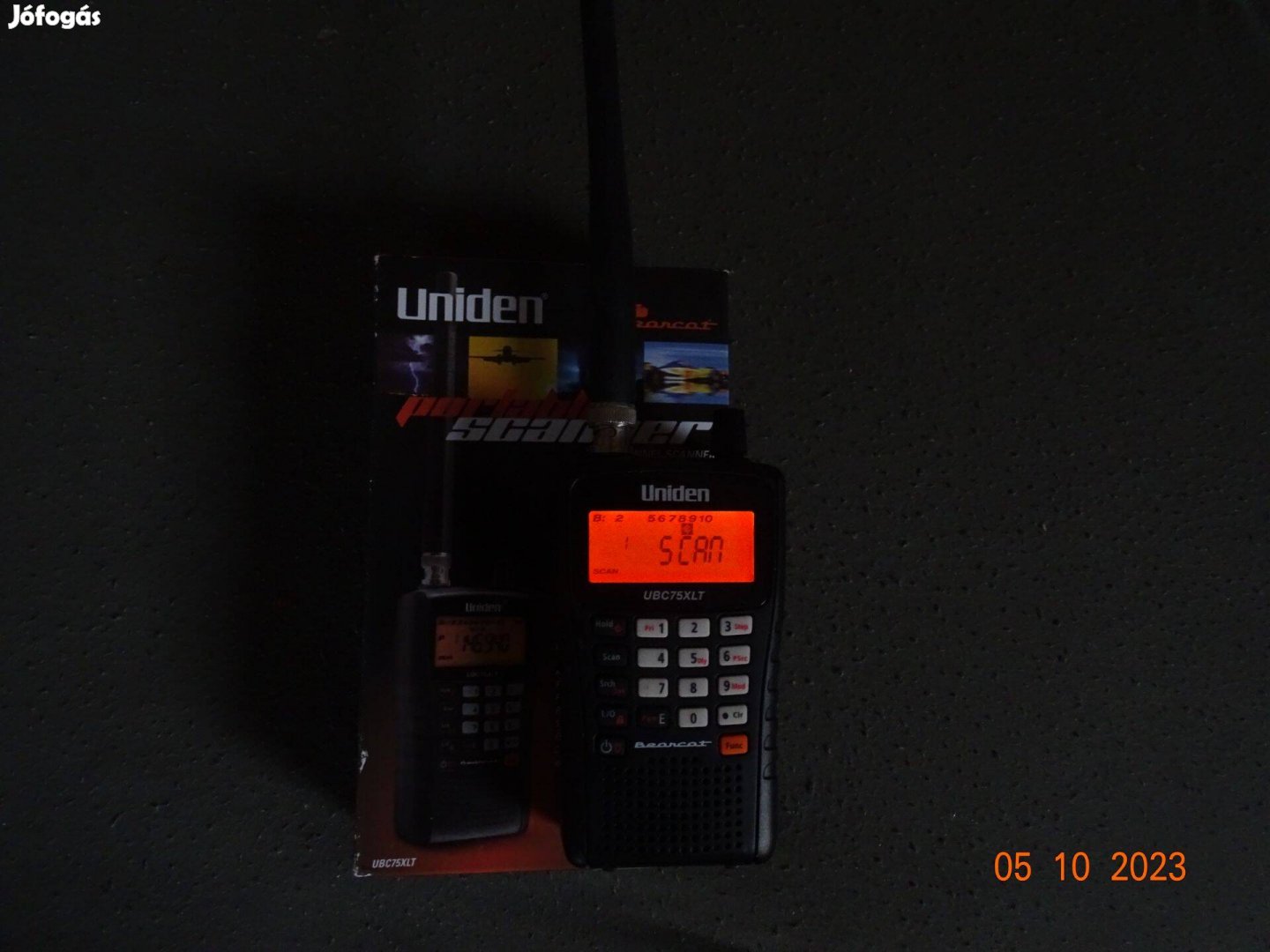 Uniden UBC75XLT Kézi rádió Szkenner!