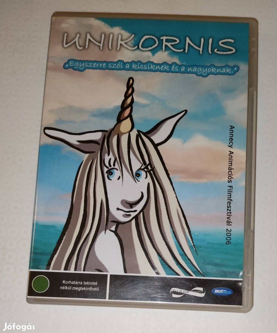 Unikornis Animációs film dvd 