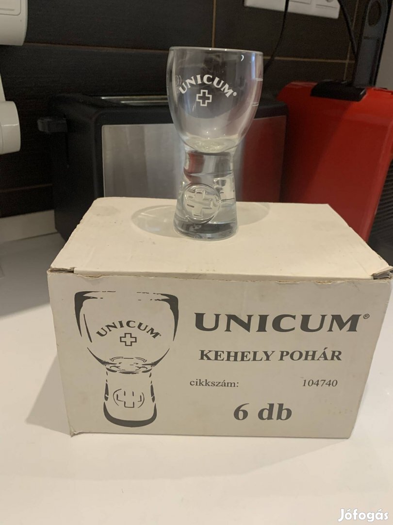 Unikum pohár új 6 db 