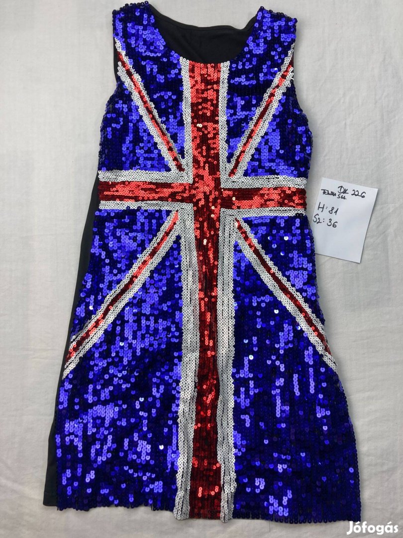 Union Jack jelmez, Spice Girls jelmez, angol felnőtt jelmez DK226