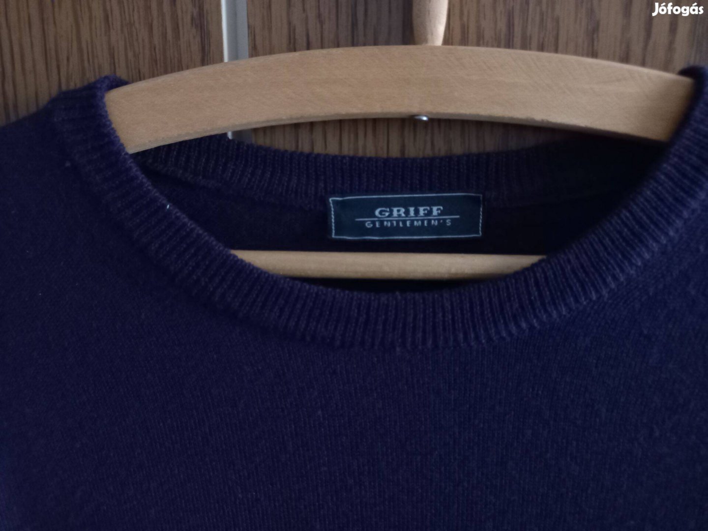 Unisex lila Griff merino gyapjú pulover