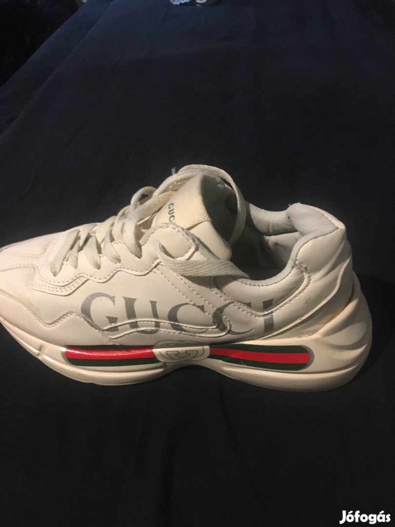 Uniszex Gucci stilusú sneaker cipő 39-es 39 újszerű