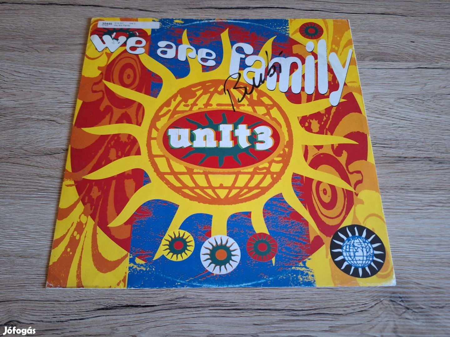 Unit 3 - We Are Family maxi bakelit lemez! LP