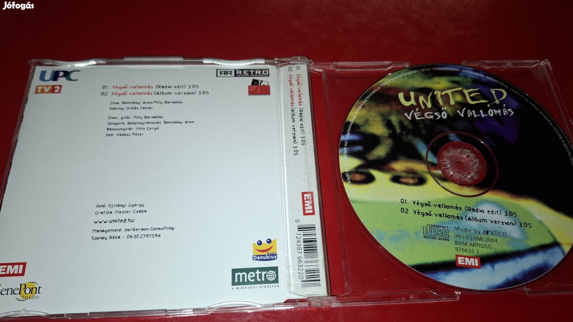 United Végső állomás maxi Cd 2004