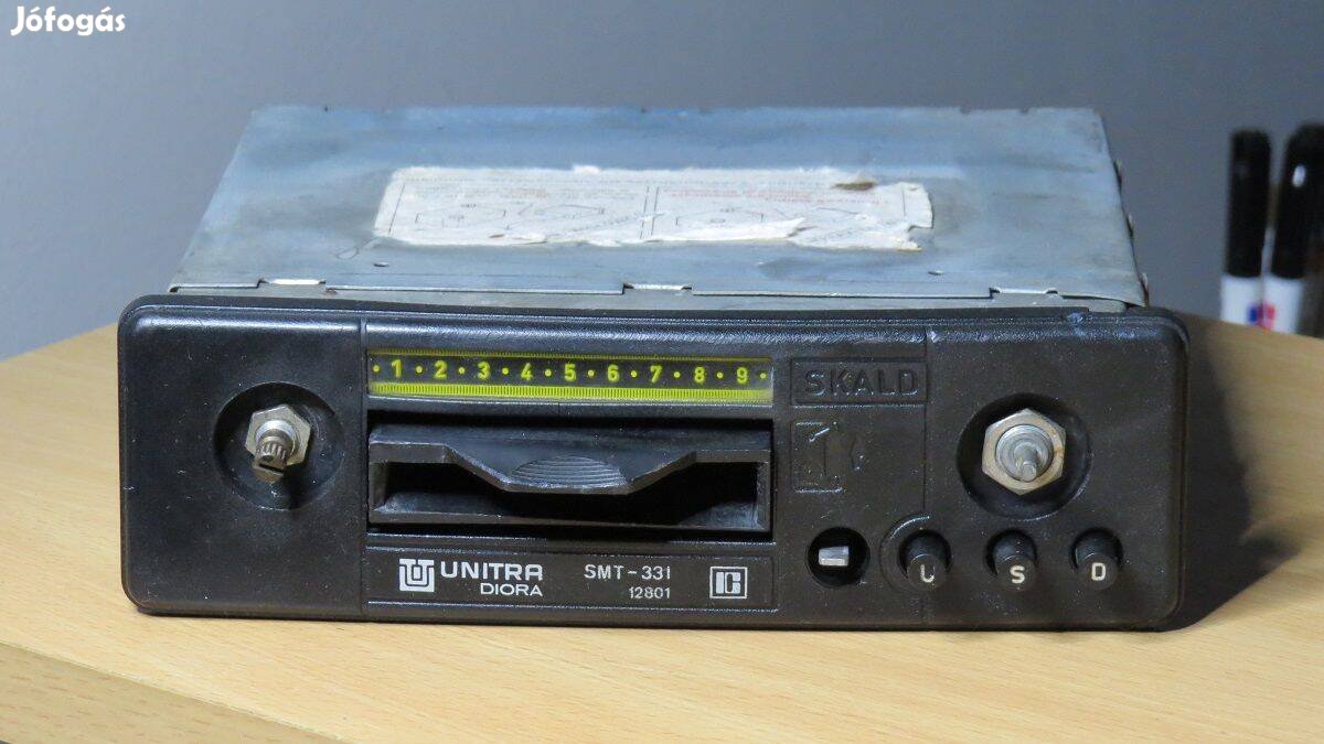 Unitra Diora SMT-331 rádió autórádió - hiányos